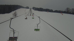 Lanovka - pohled nahoru