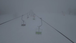 Lanovka - pohled nahoru