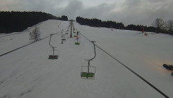 Lanovka - pohled nahoru