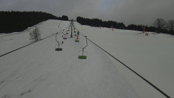 Lanovka - pohled nahoru