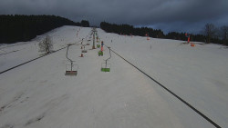 Lanovka - pohled nahoru