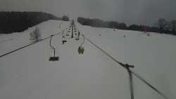 Lanovka - pohled nahoru