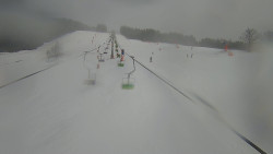 Lanovka - pohled nahoru