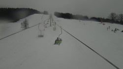 Lanovka - pohled nahoru