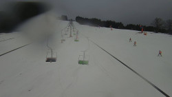 Lanovka - pohled nahoru