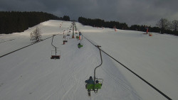 Lanovka - pohled nahoru