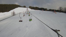 Lanovka - pohled nahoru