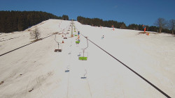 Lanovka - pohled nahoru