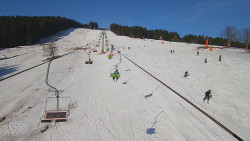 Lanovka - pohled nahoru