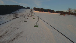 Lanovka - pohled nahoru