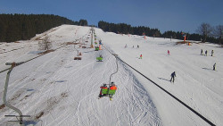 Lanovka - pohled nahoru