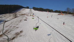 Lanovka - pohled nahoru