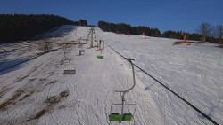 Lanovka - pohled nahoru