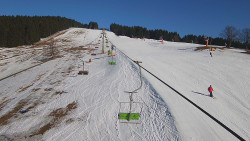 Lanovka - pohled nahoru
