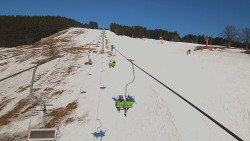 Lanovka - pohled nahoru