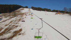 Lanovka - pohled nahoru