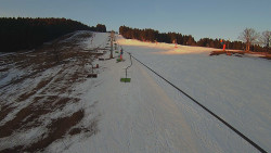 Lanovka - pohled nahoru