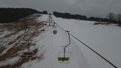 Lanovka - pohled nahoru
