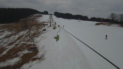 Lanovka - pohled nahoru