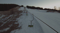 Lanovka - pohled nahoru