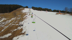 Lanovka - pohled nahoru