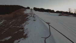 Lanovka - pohled nahoru