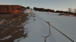 Lanovka - pohled nahoru