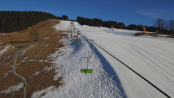 Lanovka - pohled nahoru