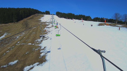 Lanovka - pohled nahoru