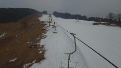 Lanovka - pohled nahoru