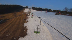 Lanovka - pohled nahoru