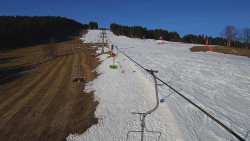 Lanovka - pohled nahoru