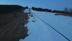 Lanovka - pohled nahoru