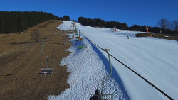 Lanovka - pohled nahoru