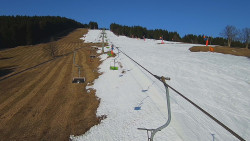 Lanovka - pohled nahoru