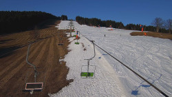 Lanovka - pohled nahoru