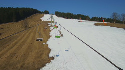 Lanovka - pohled nahoru