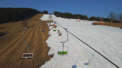 Lanovka - pohled nahoru