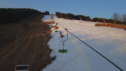 Lanovka - pohled nahoru