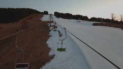 Lanovka - pohled nahoru