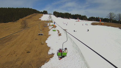 Lanovka - pohled nahoru