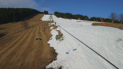 Lanovka - pohled nahoru