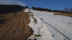 Lanovka - pohled nahoru