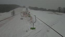 Lanovka - pohled nahoru