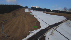 Lanovka - pohled nahoru