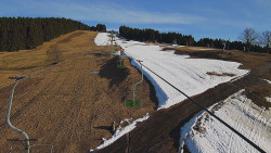 Lanovka - pohled nahoru