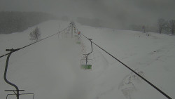 Lanovka - pohled nahoru