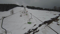 Lanovka - pohled nahoru
