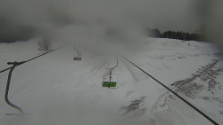 Lanovka - pohled nahoru