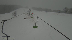 Lanovka - pohled nahoru